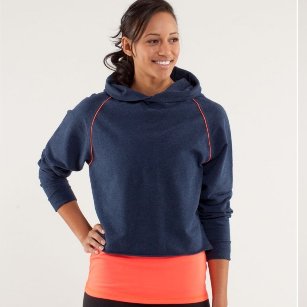 Lululemon Please me Pull Over Cropped Hoodie